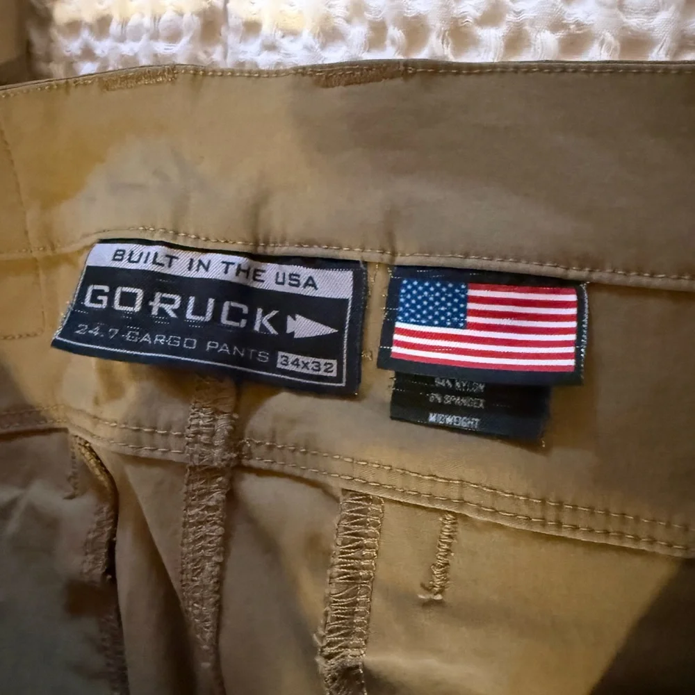 MEN’S GORUCK 24/7 CARGO PANTS - MIDWEIGHT TOUGHDRY®